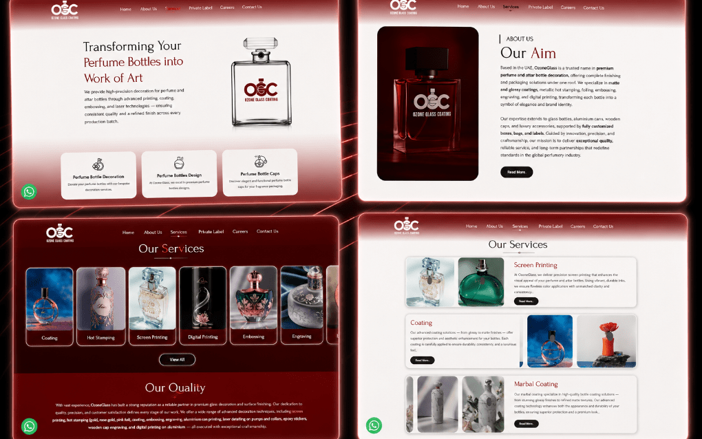 ozone glasee elementor