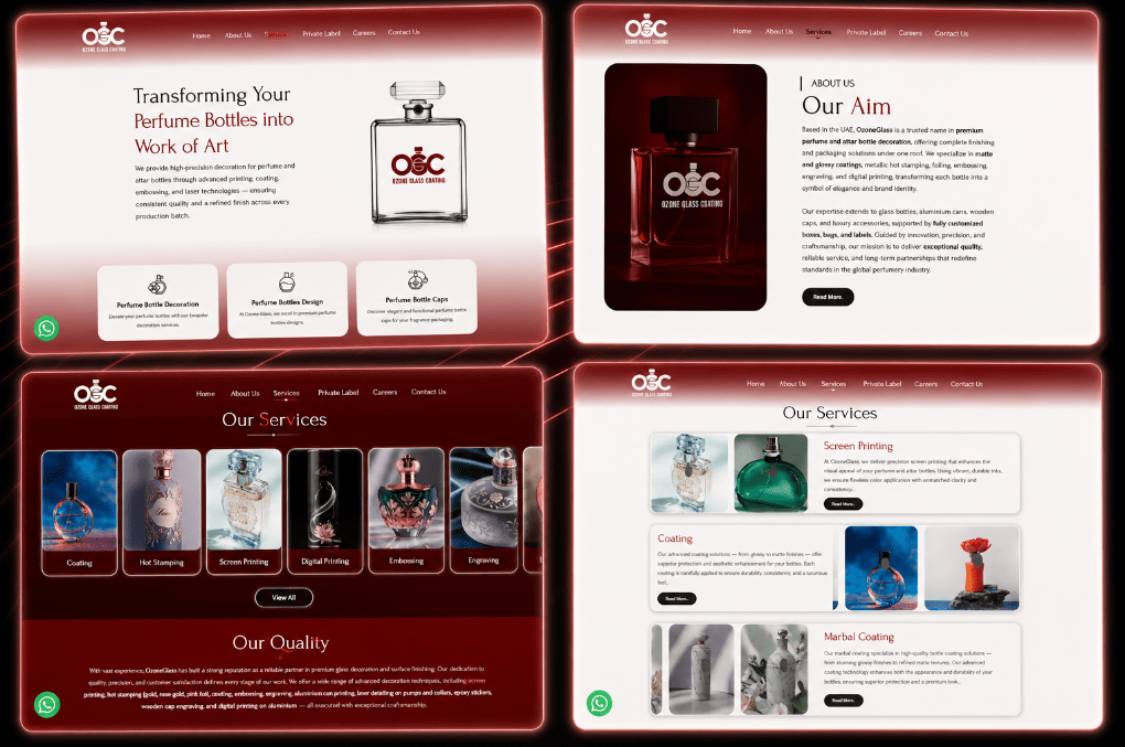 ozone glasee elementor
