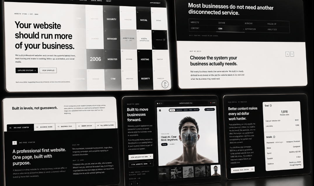 website nyc react and elementor